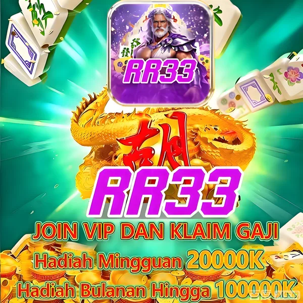 RR33 Bonus Member Baru 100%
